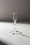 Glass Taper Candlestick, Clear Small #2