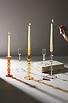 Glass Taper Candlestick, Amber Medium #3
