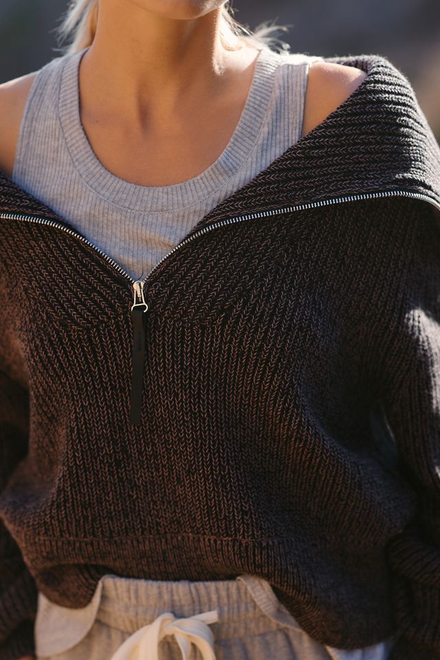 Varley Mentone Half-Zip Knit Pullover #3