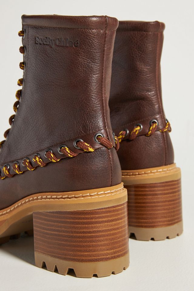 【送料&関税込】See by ChloAC Mahalia Leather Lace-up Boots See By Chloe Mahalia Lace-Up Boots | Anthropologie