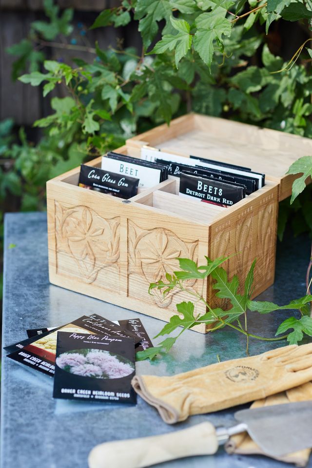 Personalised Garden Seed Box 