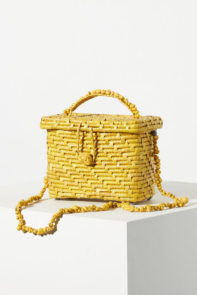 Anthropologie straw online bag