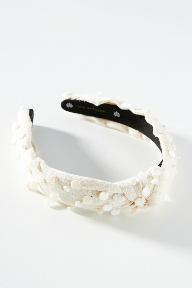 Lele Sadoughi Embellished Knotted Headband | Anthropologie display picture 1