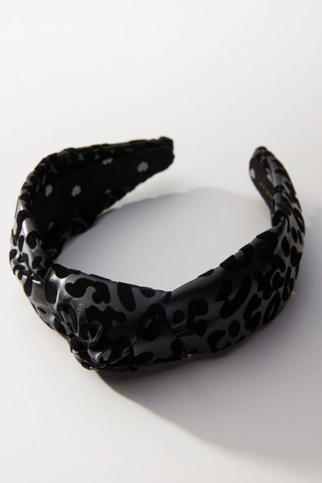 Lele Sadoughi Faux Leather Knotted Headband | Anthropologie