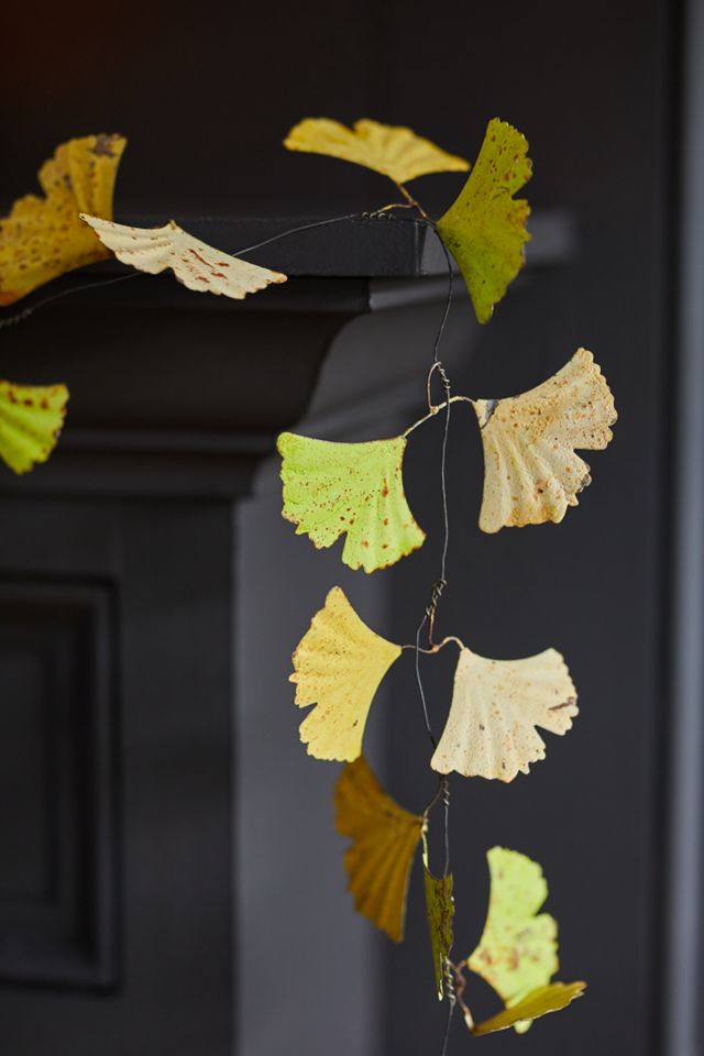 Iron Ginkgo Garland #2