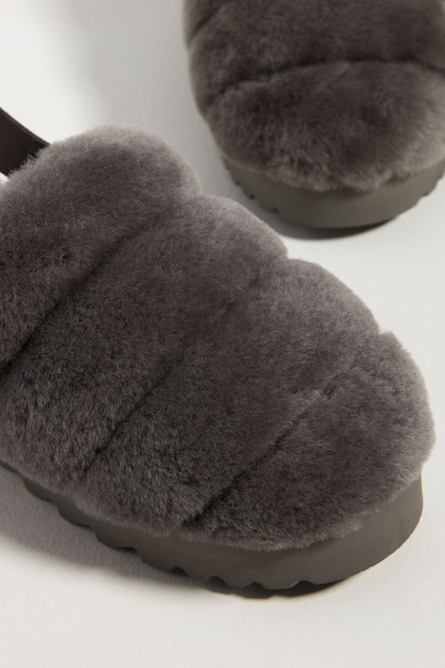 UGG Super Fluff Slingback Slippers | Anthropologie
