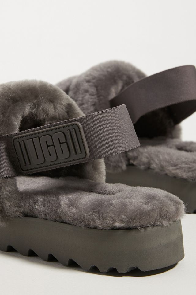 UGG Super Fluff Slingback Slippers | Anthropologie