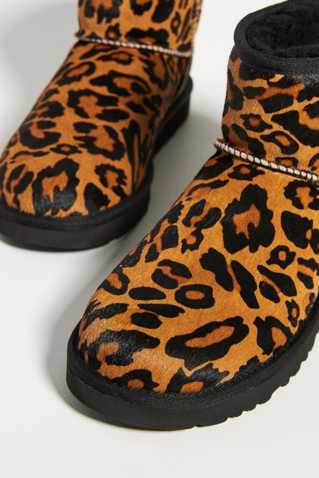 UGG Leopard-Printed Classic Mini Boots | Anthropologie