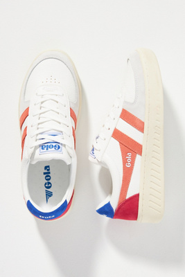 Shop Gola Grand Slam Trident Sneakers In Yellow