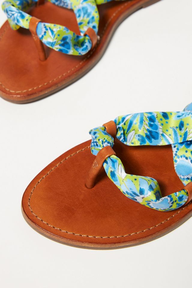 Vera for Anthropologie Scarf Gladiator Sandals #2