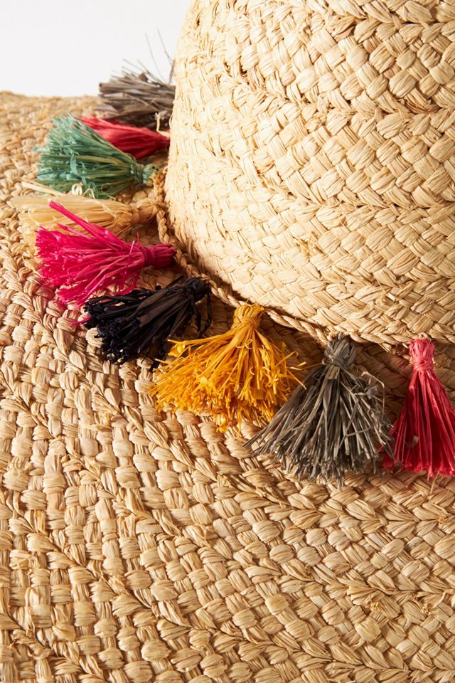 Tassel-Trimmed Sun Hat #3