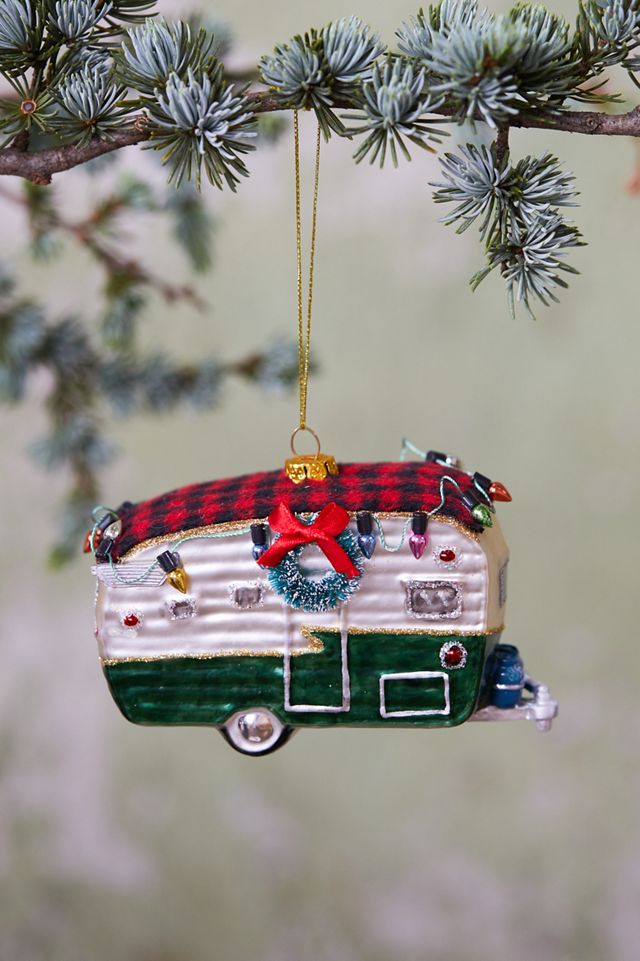 Camper Van Glass Ornament Anthropologie