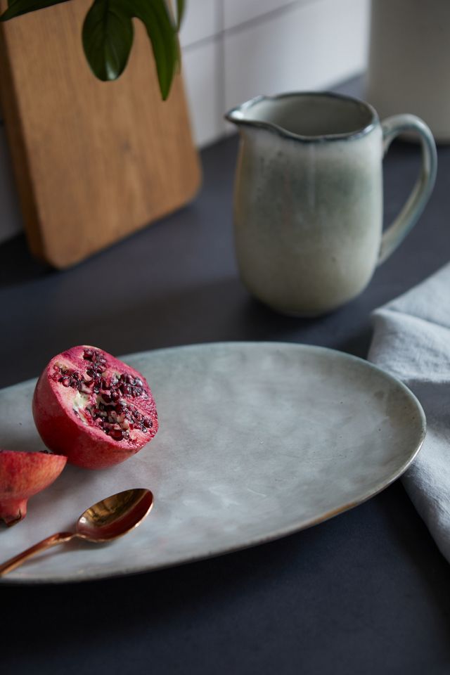 Textured Ceramic Serving Tray #1