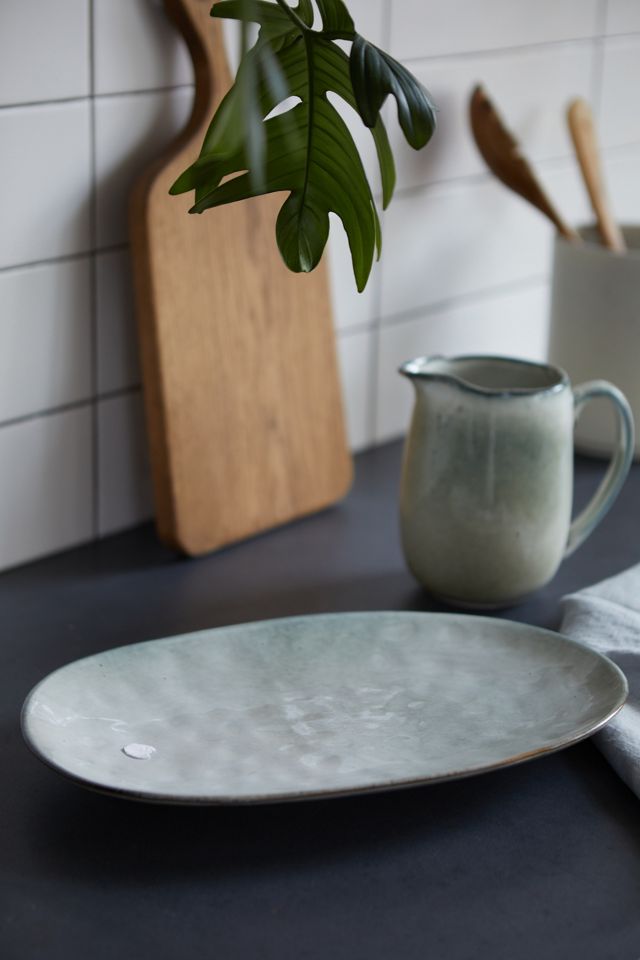 Textured Ceramic Serving Tray #2