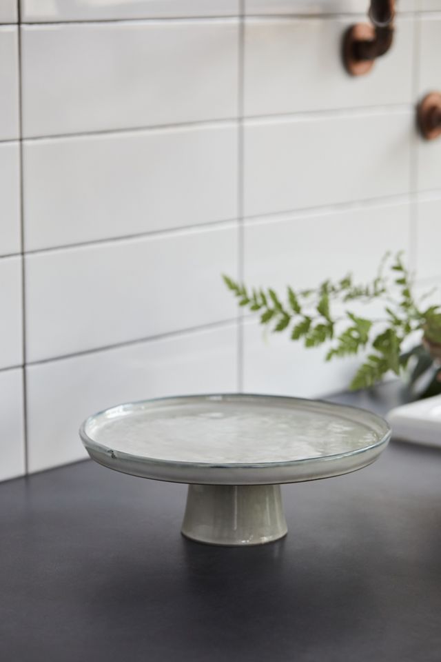 Ceramic Gray Cake Stand #3