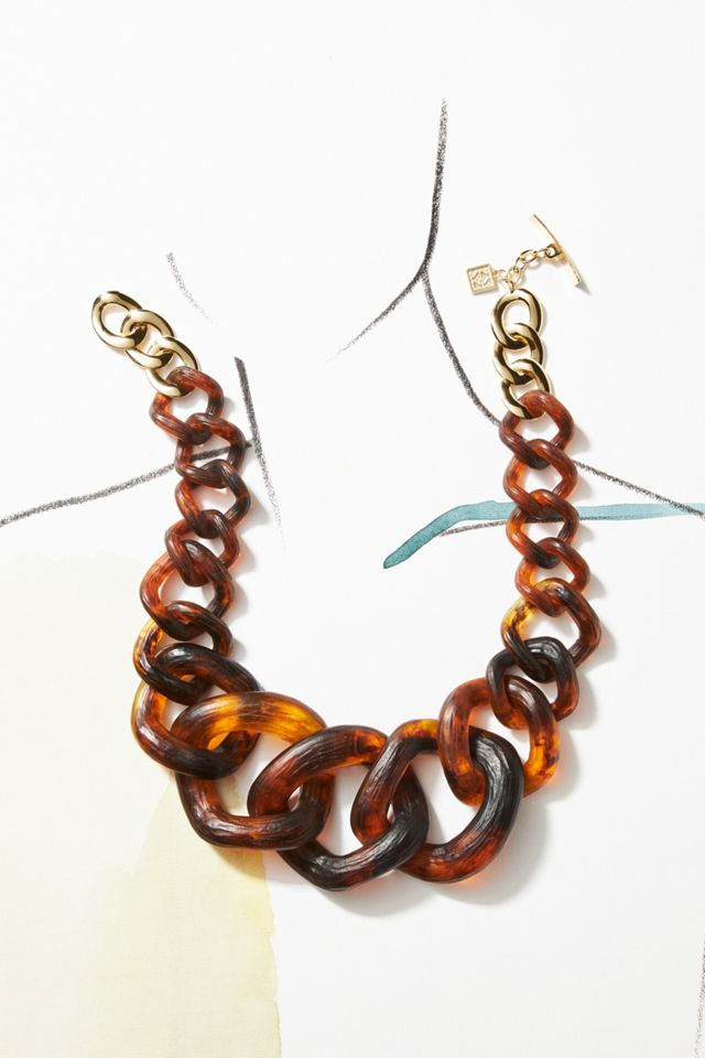 Nellie Resin Chain Necklace #2