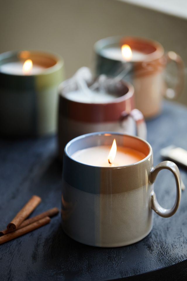 Rosy Rings Plaid Mug Candle, Apple Cider #2