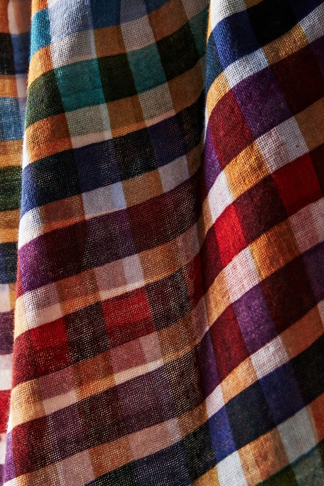 Autumn Plaid Dish Towel #1
