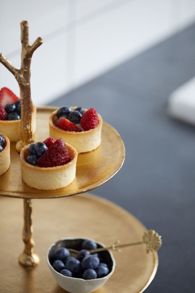 Birch Branch 2-Tier Serving Tray #3