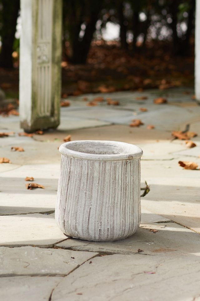 Roll Top Ceramic Planter #4