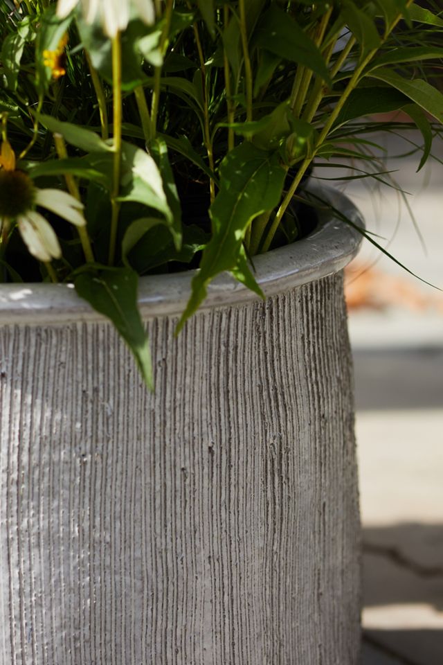 Roll Top Ceramic Planter #10