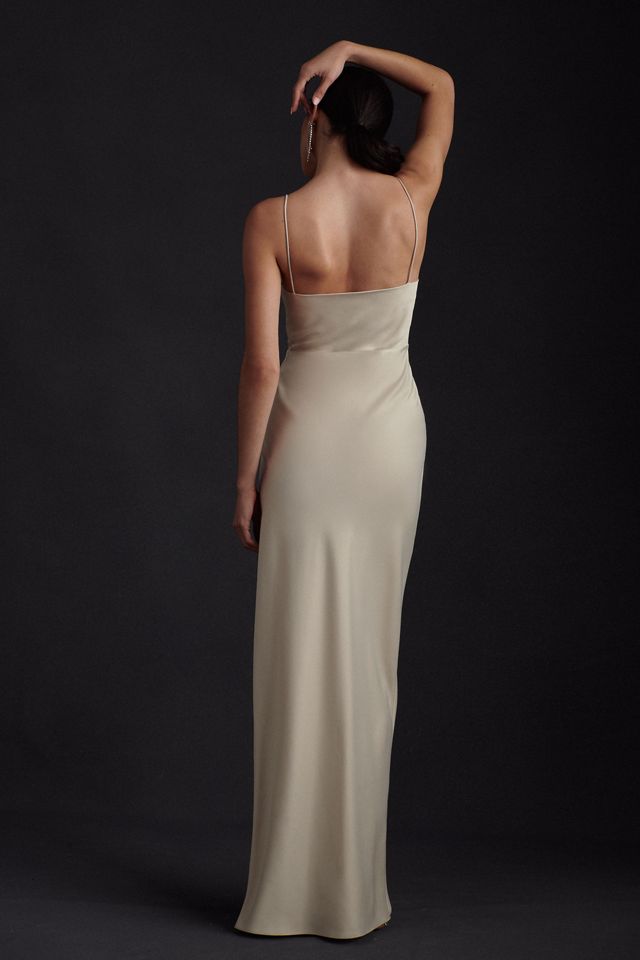 BHLDN Freya Satin Charmeuse Dress #1