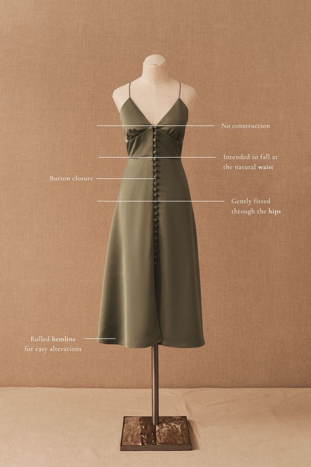 maren satin charmeuse dress Maren Satin Charmeuse Dress