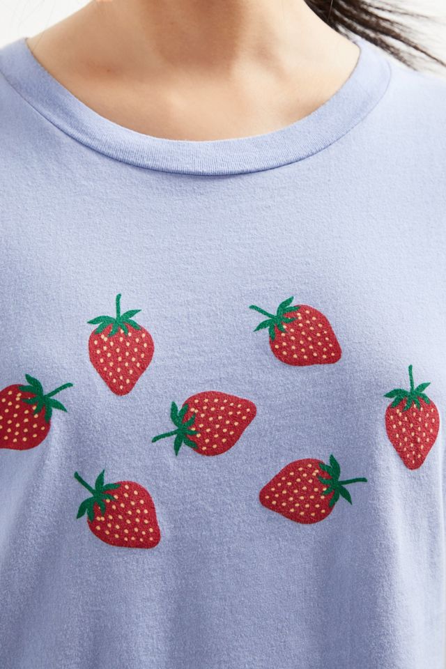 Strawberry Boxy Graphic Tee | Anthropologie