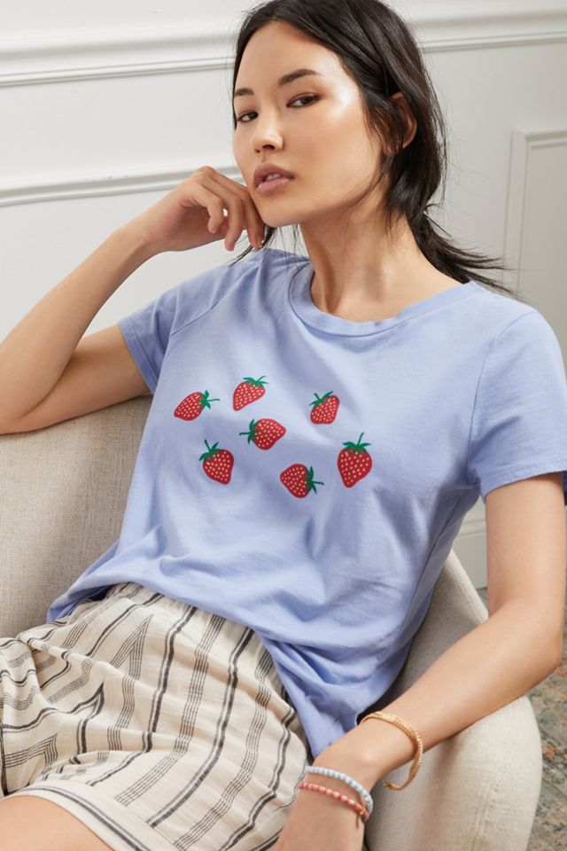 【NOFFICIALNOFFICE】DOTTY STRAWBERRY HIGH NECK T-SHIRT NOFFICIALNOFFICE☆韓国☆DOTTY STRAWBERRY HIGH NECK T-SHIRT