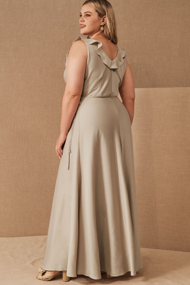 Tansy Satin Charmeuse Maxi Dress #4