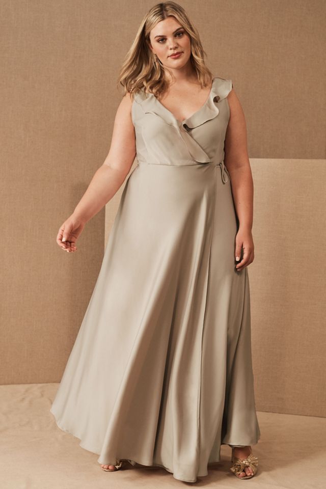 Tansy Satin Charmeuse Maxi Dress #3