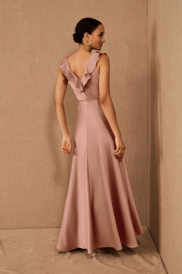 Tansy Satin Charmeuse Maxi Dress #1