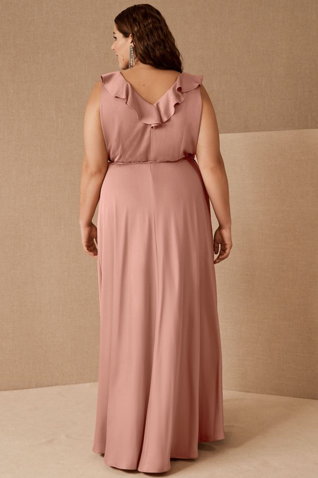 Tansy Satin Charmeuse Maxi Dress #4