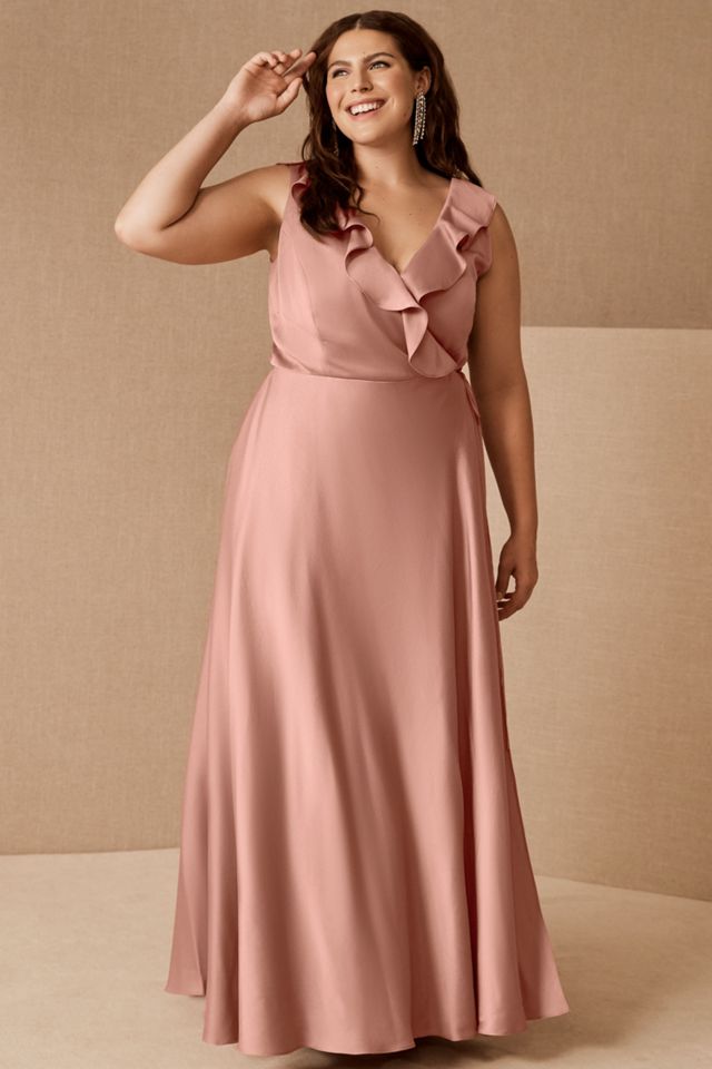 Tansy Satin Charmeuse Maxi Dress #3