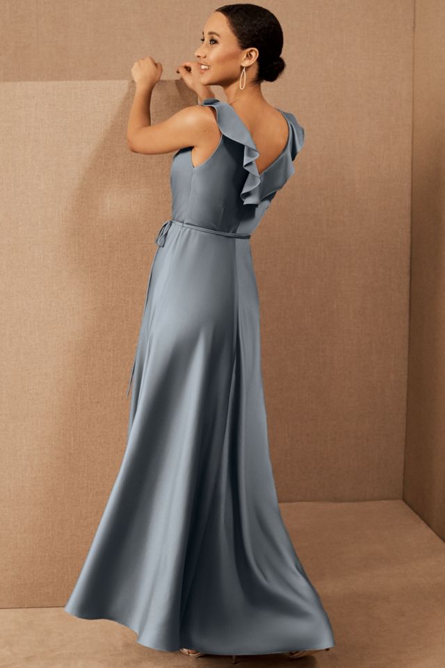 Tansy Satin Charmeuse Maxi Dress #1