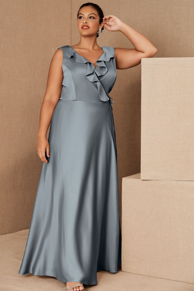 Tansy Satin Charmeuse Maxi Dress #3