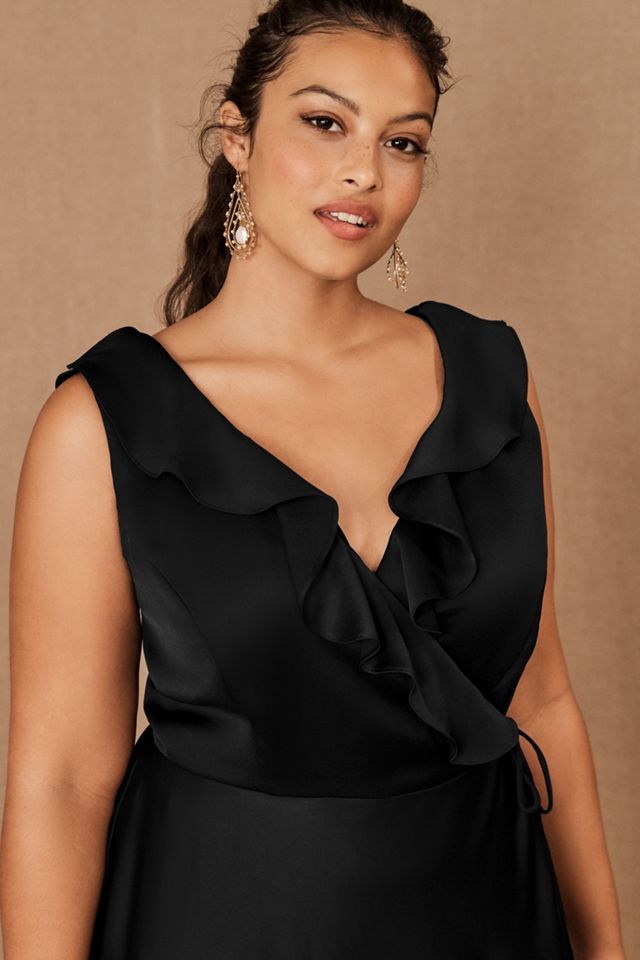 Tansy Satin Charmeuse Maxi Dress #5