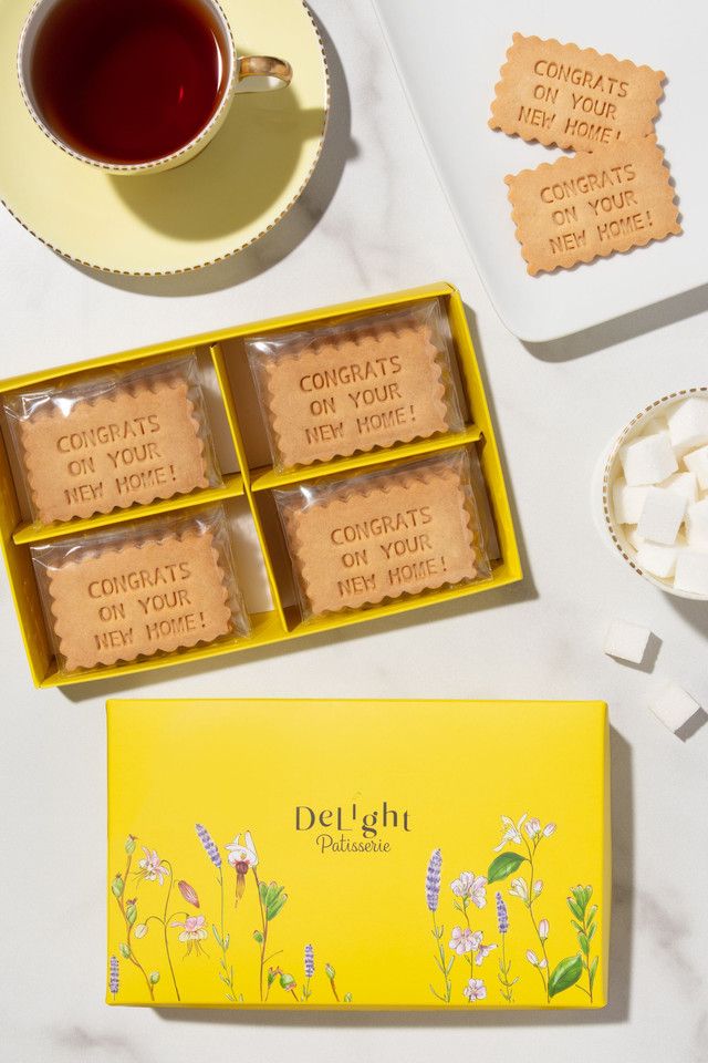 Delight Patisserie Custom Message Shortbread Cookies #2