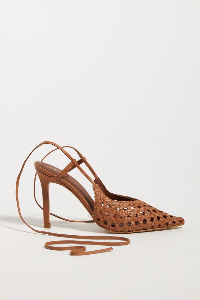 Alohas Lace-Up Kitten Heeled Sandals | Anthropologie