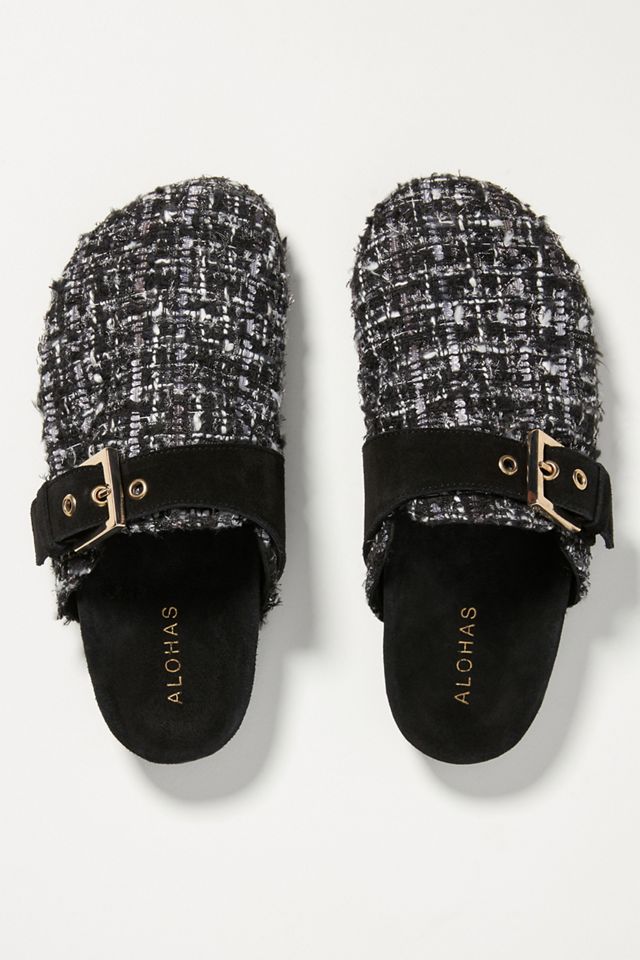 Alohas Tweed Clogs #1