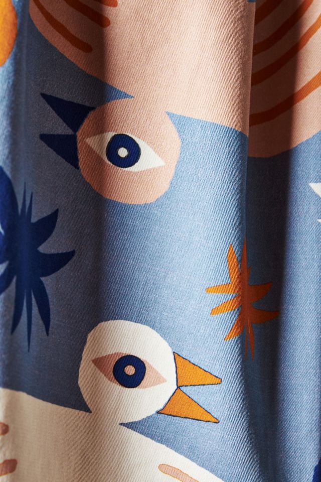 Marcello Velho Twin Flame Bird Dish Towel #1
