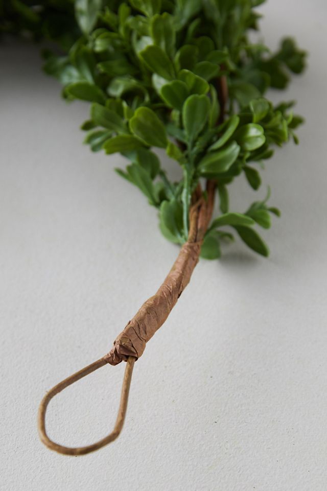 Faux Boxwood Garland #3