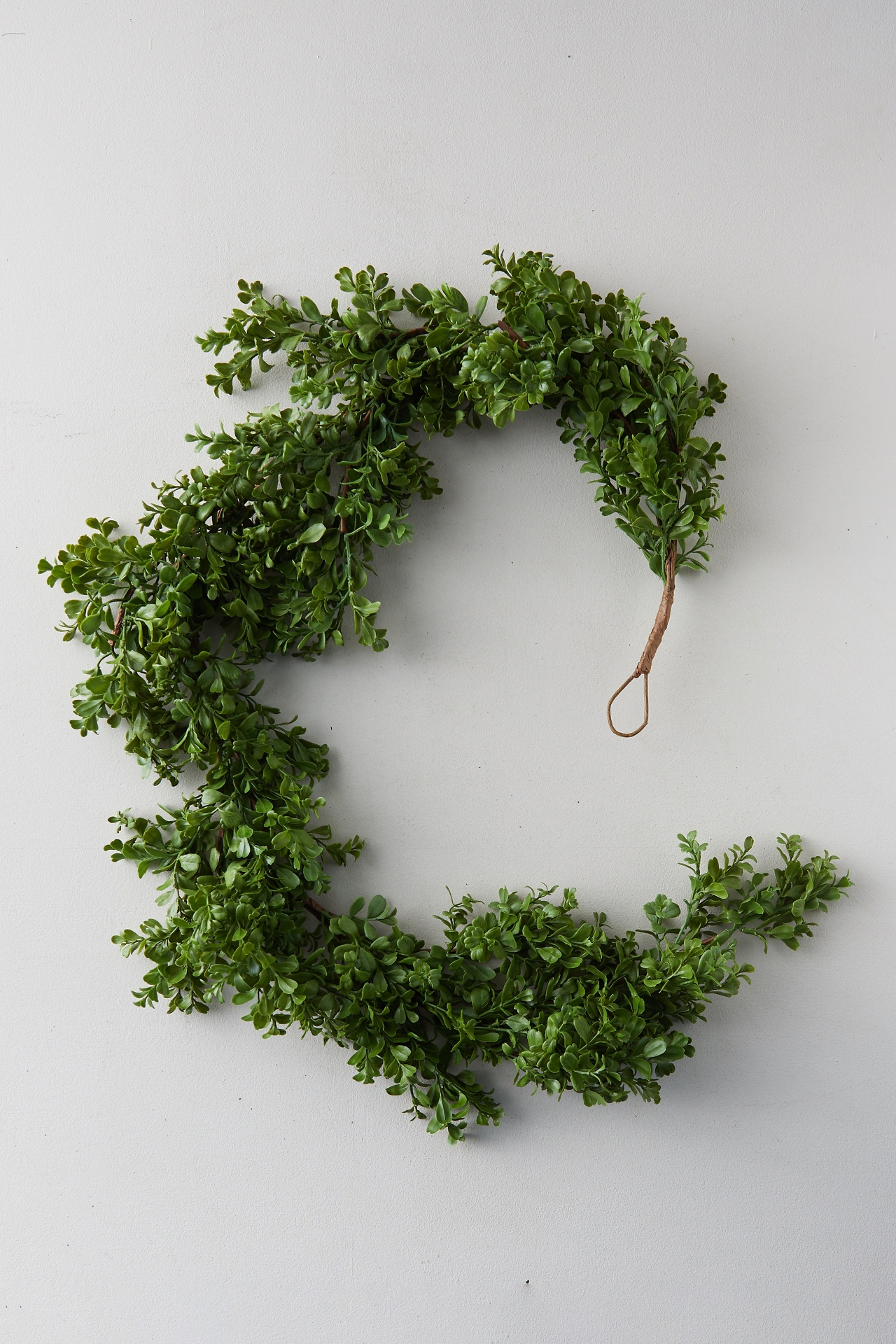 Faux Boxwood Garland