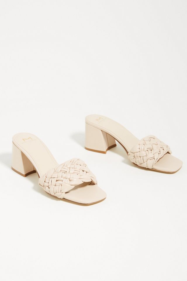 Marc Fisher Braided Heeled Slide Sandals #1