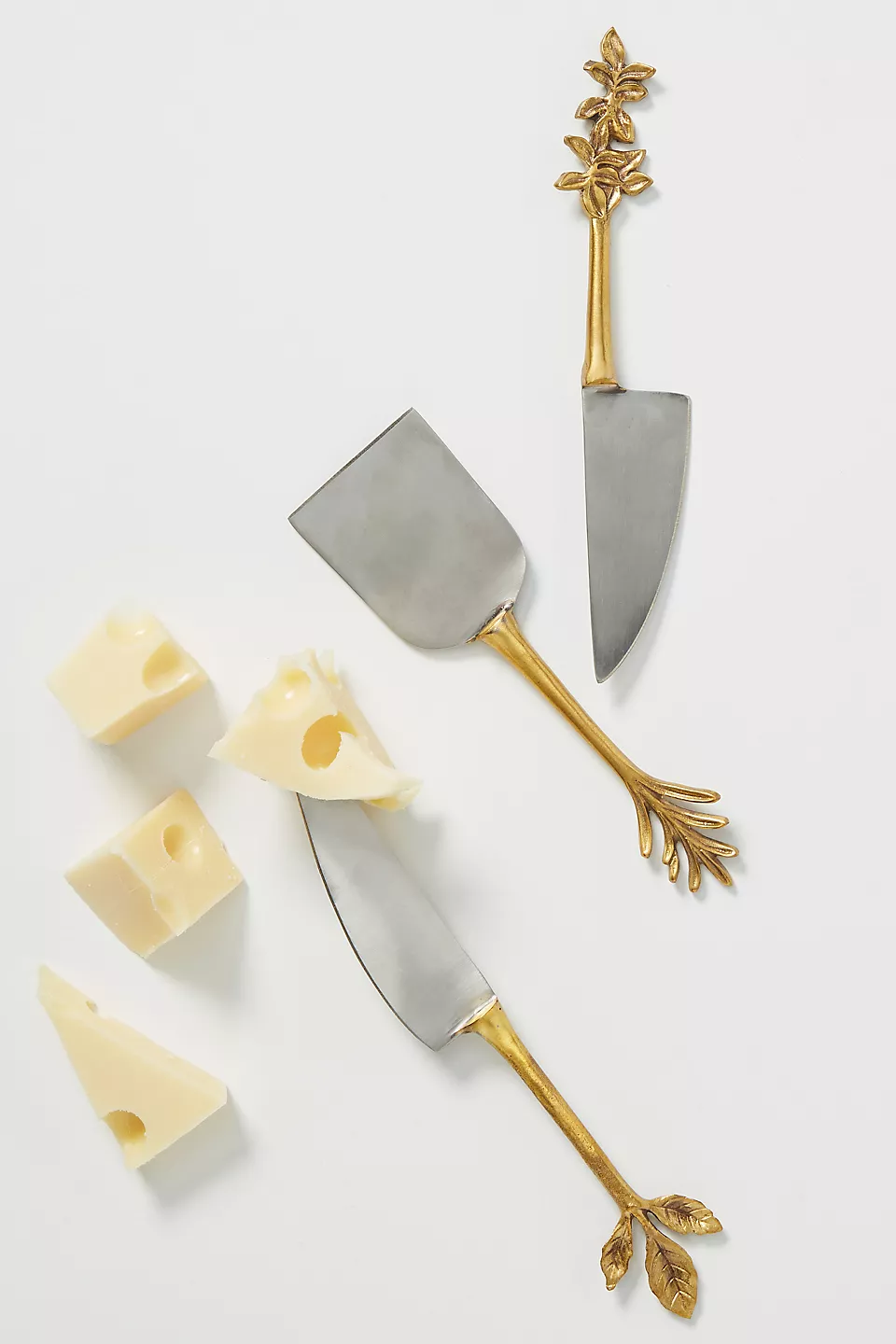anthropologie.com | Herbiflora Cheese Knives, Set of 3