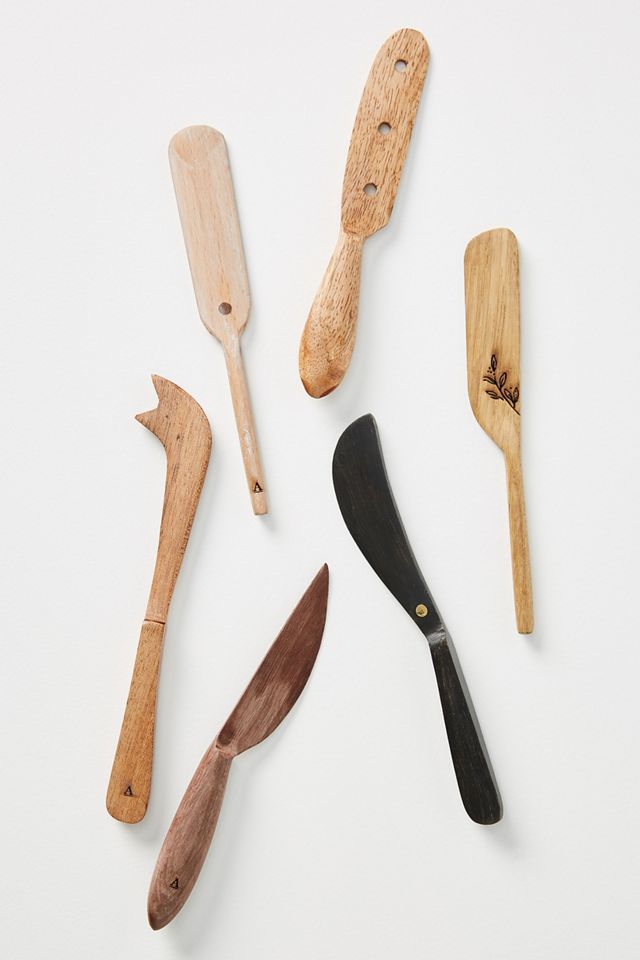 Mignon Wooden Spreaders, Set of 6 #1