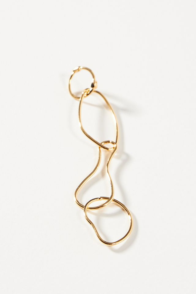 Chain Link Drop Earrings #1