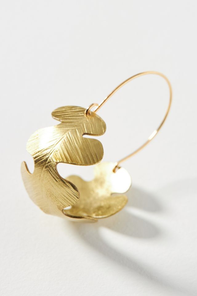 Anthropologie on sale ginkgo earrings