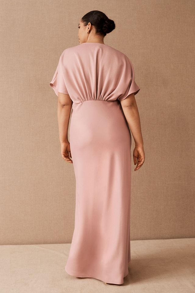 Leila Satin Charmeuse Maxi Dress #4