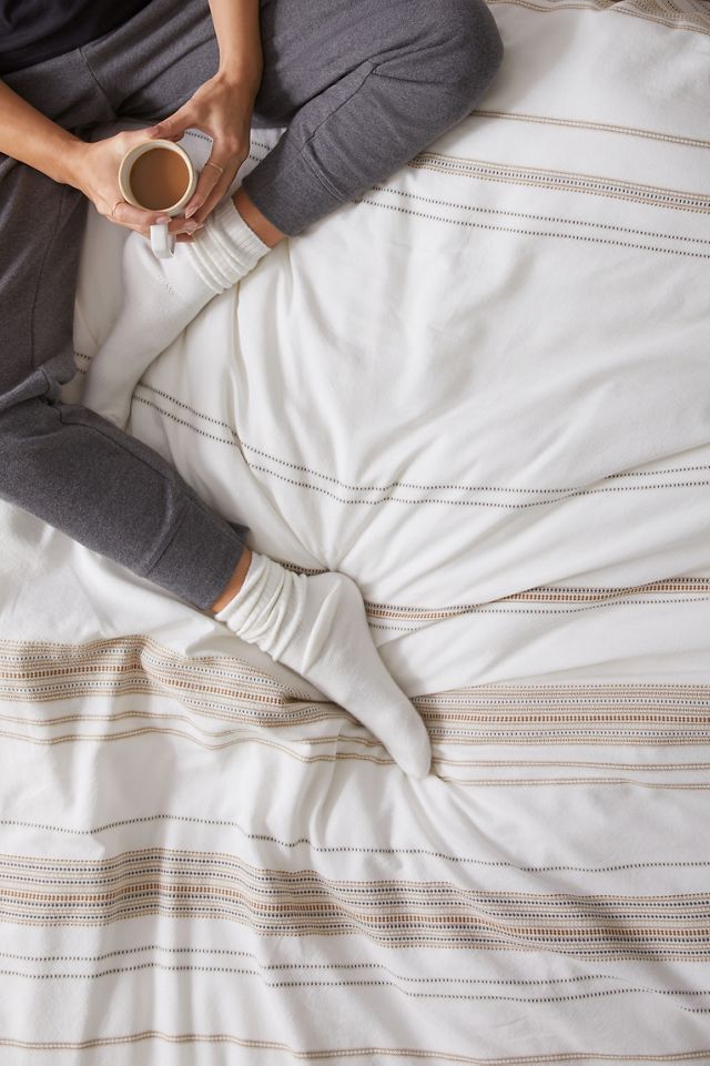 Coyuchi Lobos Organic  Duvet Cover #4